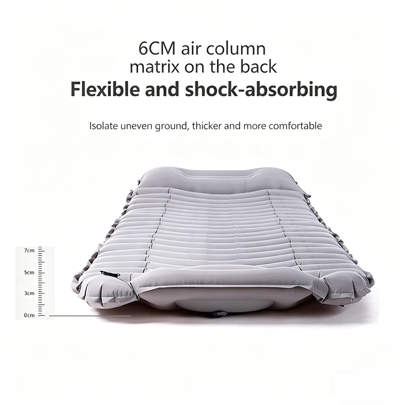 Inflatable Camping Mats Air Mattress With Pillow Outdoor Tourist Sleeping Pad Self-Inflating Mattress For Hiking Climbing