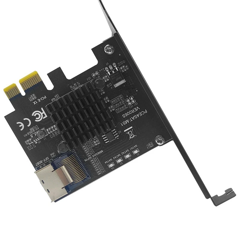 Pcie To SFF-8087 SATA3.0 Expansion Card Mini-SAS/SATA Hard Disk 9215 Adapter Card 36PIN Easy To Use