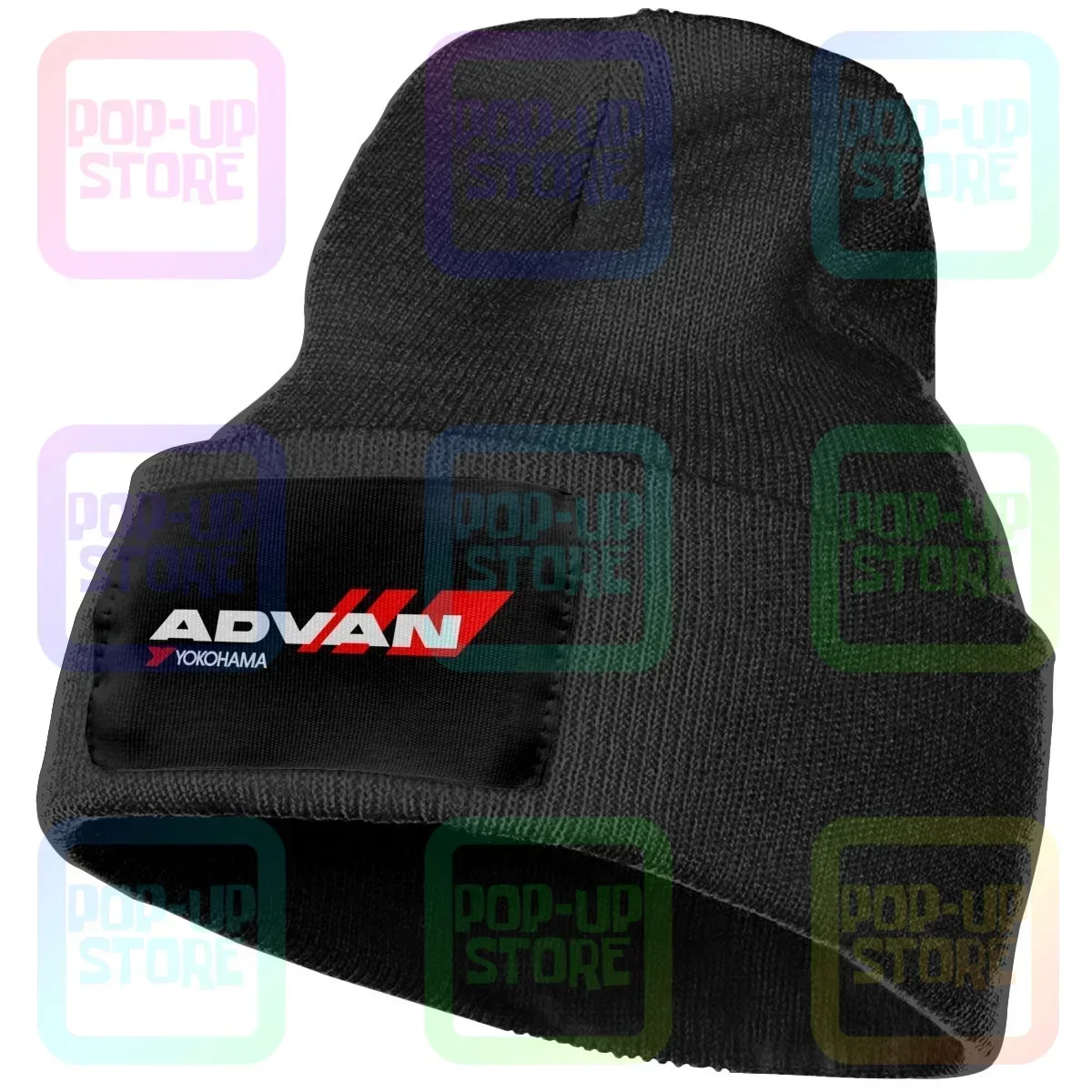 Advan Yokohama Tires Car Racing Heavy Knitted Beanie Hat Beanies Cap Cute Classic Adjustable