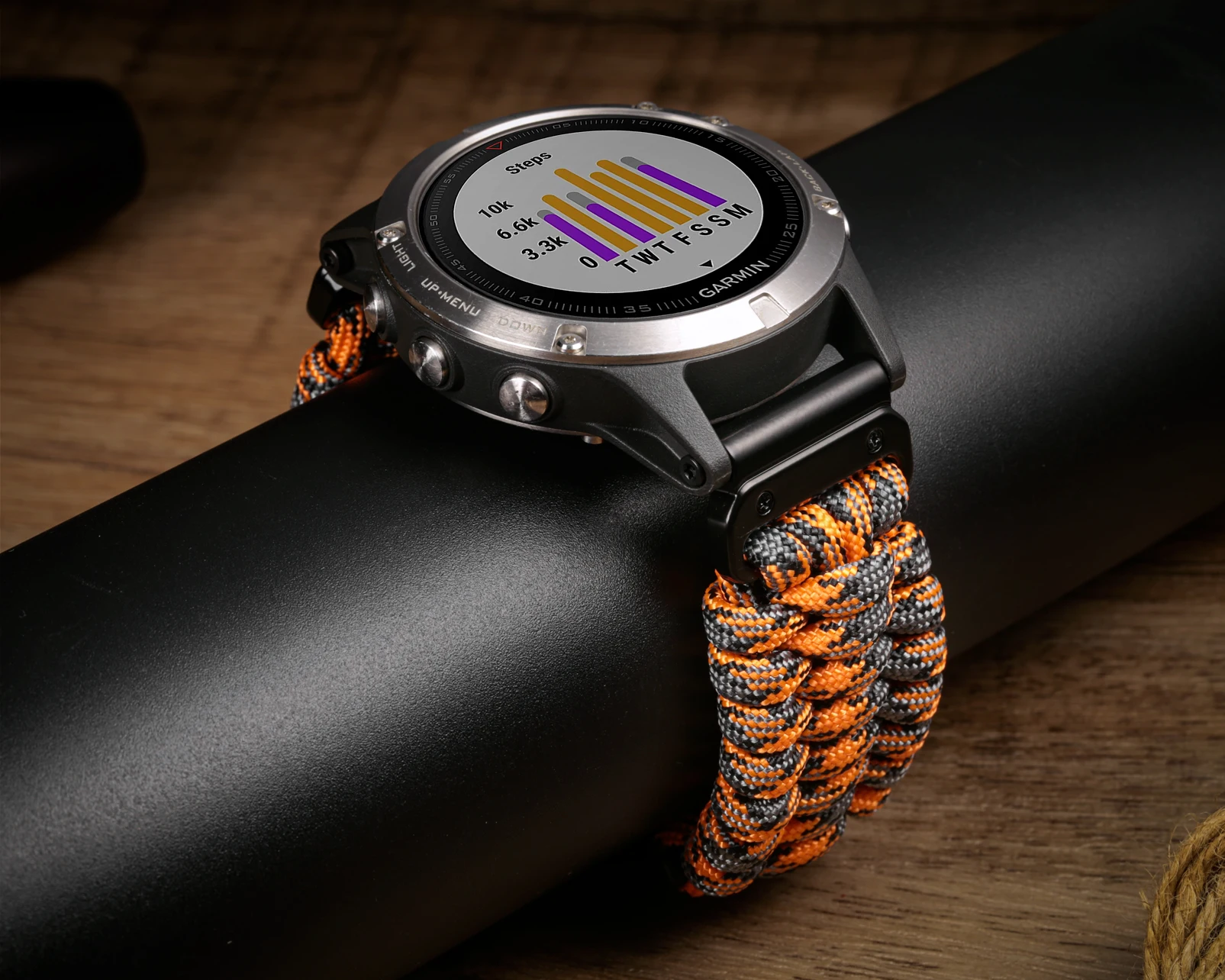 TRUMiRR Cinturino Nylon 20mm Per Garmin Fenix 8 43mm / 7S / 6S / 5S – Quick Fit Traspirante Con Velcro