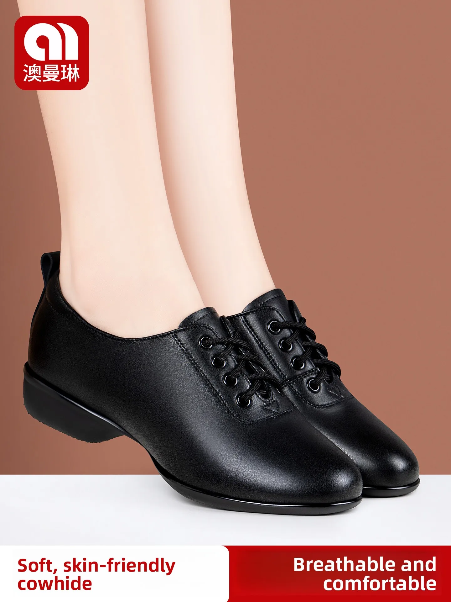 chaussures-de-danse-carree-pour-femmes-confortables-a-semelle-souple-antiderapantes-en-cuir-noires-a-talon-bas-semelle-en-caoutchouc-chaussures-d'ete