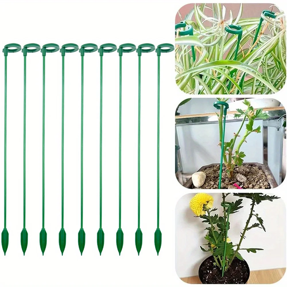 5/10PCS Anlage Unterstützt Stehen Schmetterlinge Orchidee Blume Topf Befestigungs Stangen Wiederverwendbare Gemüse Schutz Befestigungs Werkzeug Gartenarbeit Su – Detail 1