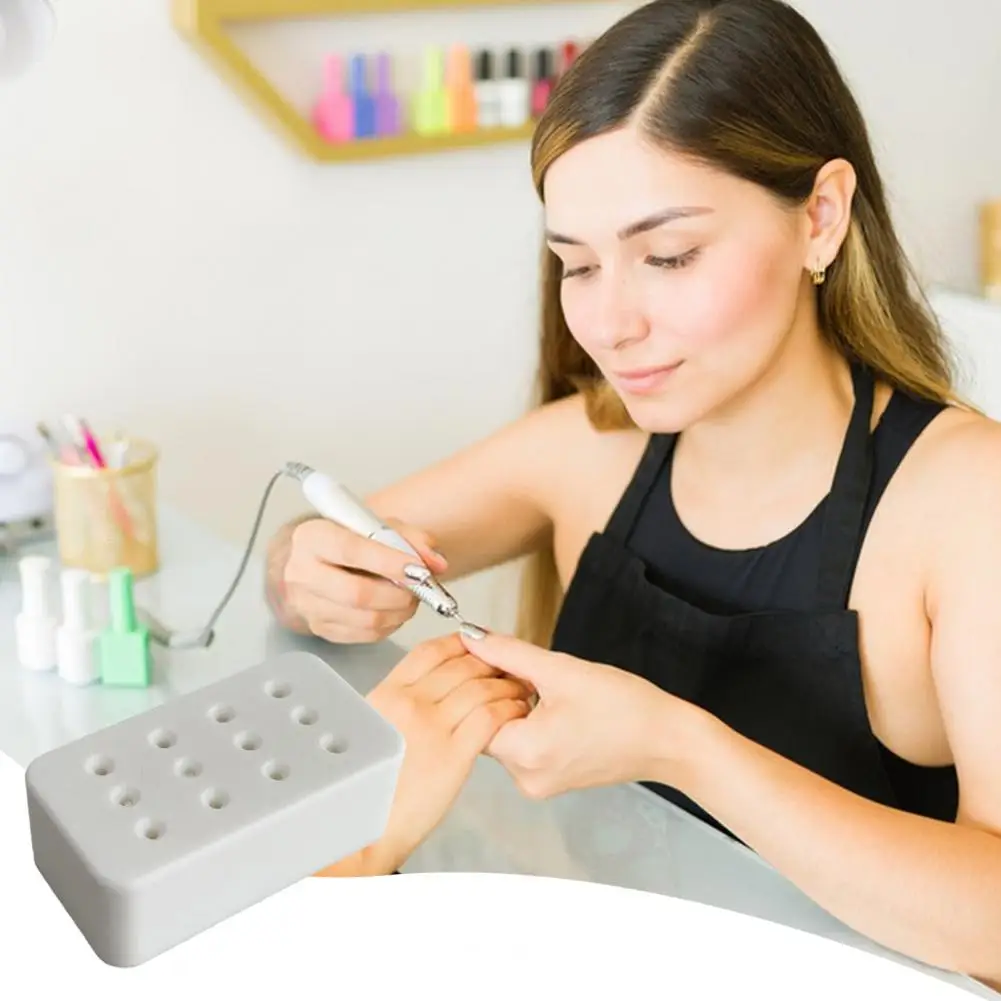 Maniküre-Werkzeug, multifunktionaler Organizer, Nagelbohrer-Halter, Organizer mit 12/80 Löchern, platzsparender Maniküre-Ausstellungsständer