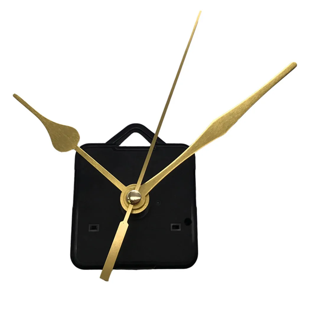 Quartz Clock Movement Gold Hands Long Hands Quartz Clock Movement Spindle Mechanism Repair Kit DIY Watches Repair Part Accessory