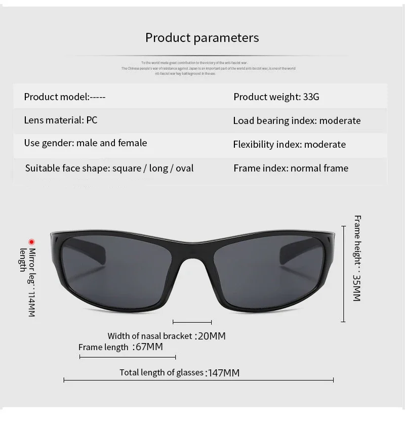 Fashion Cycling Glasses Sunglasses Men Women Sun Glasses Sports Goggle Camping Hiking Bicycle Eyewear Equipment image 3