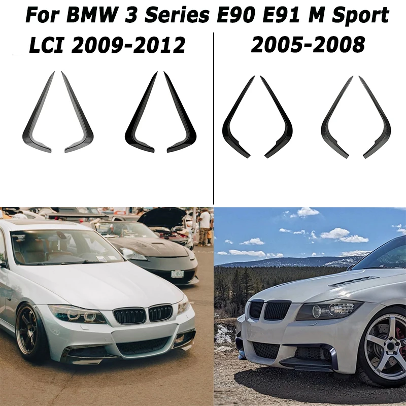 

Автомобильный передний противотуманный фонарь WInd Knife для BMW 3 серии E90 E91 M Sport 2005-2012 LCI Splitter Spoiler Внешняя тюнинг Автомобильные аксессуары