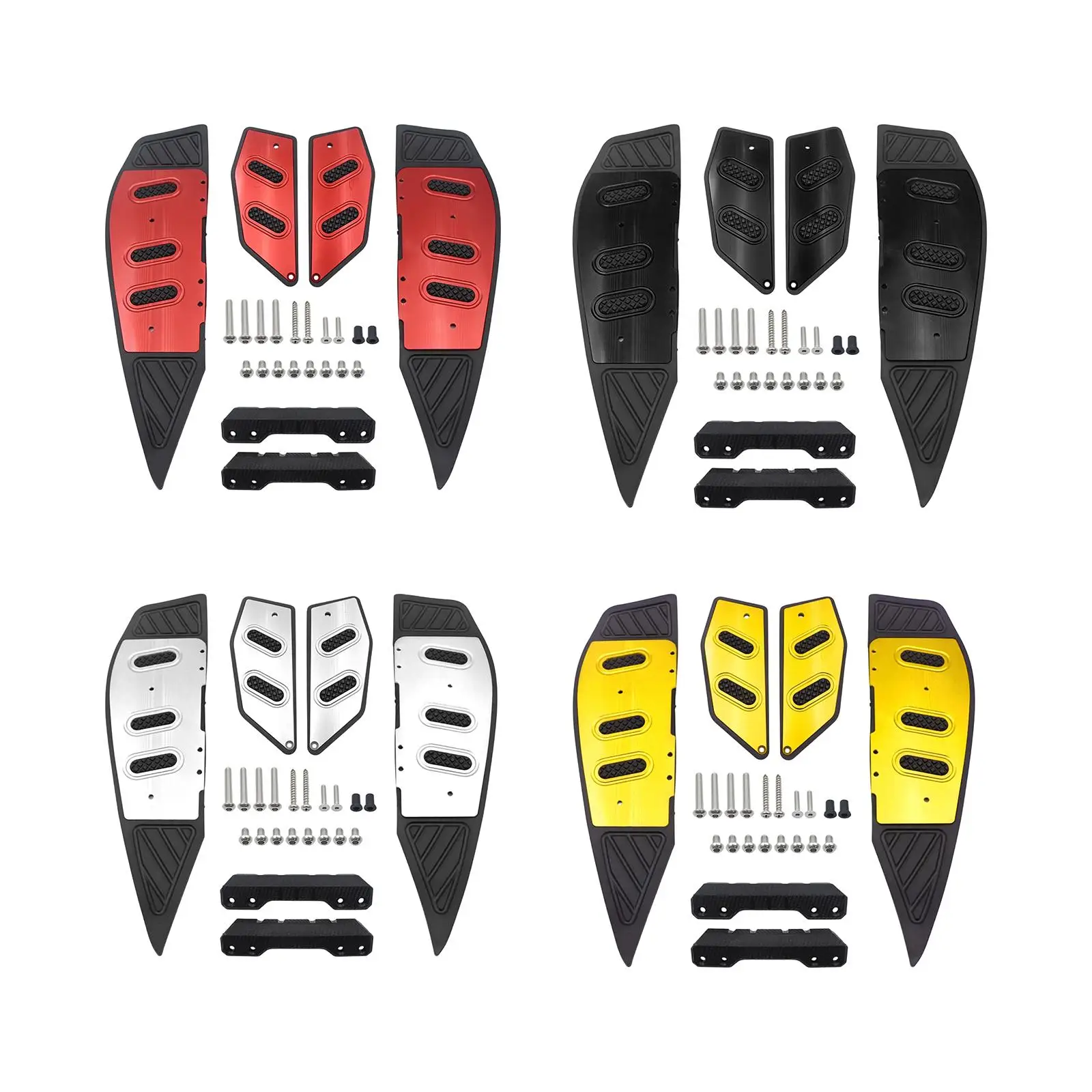 

2Pcs Floorboards Front Footboards Repair Part Mount Mat Left and Right Pad Accessories Foot Pegs Footpegs for Xmax 250