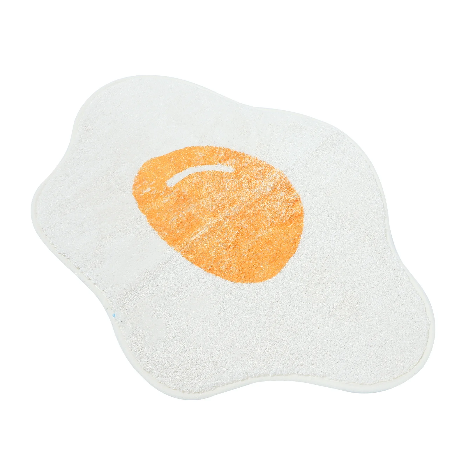 

Premium Non-Slip Absorbent Poached Egg Floor Mat Home Bathroom Door Cartoon Design Safe Gift Poached Egg Floor Mat