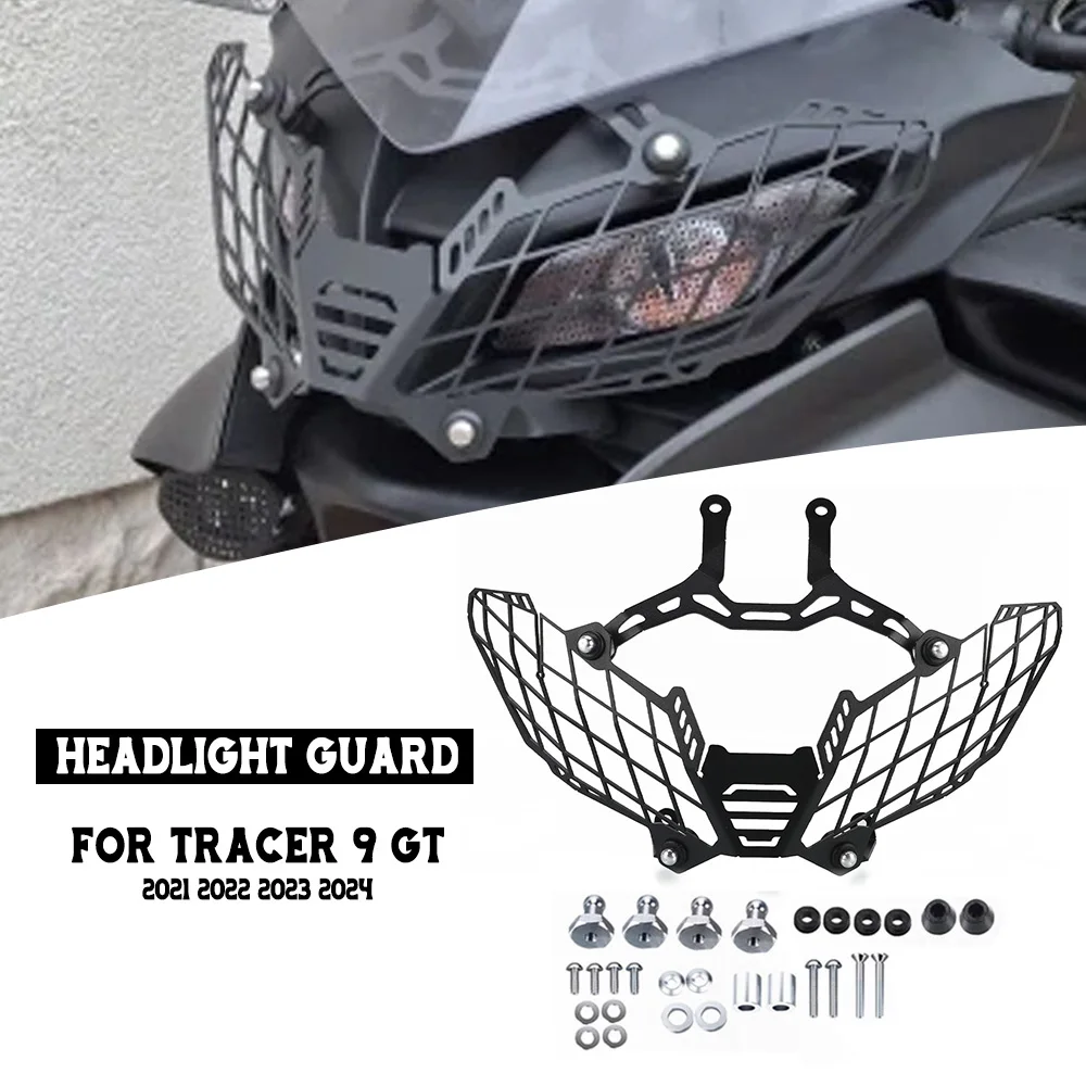

For Yamaha Tracer 9 GT 2021 2022 2023 2024 Motorcycle Stainless steel Headlight Shield Guard Mesh Grille Protector Accessories