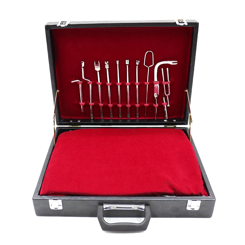 28pcs Professional Piano Tuning Tools Set with Suitcase Portable Piano Repair Tools Retractable Tuning Wrench Parts Repair Gifts