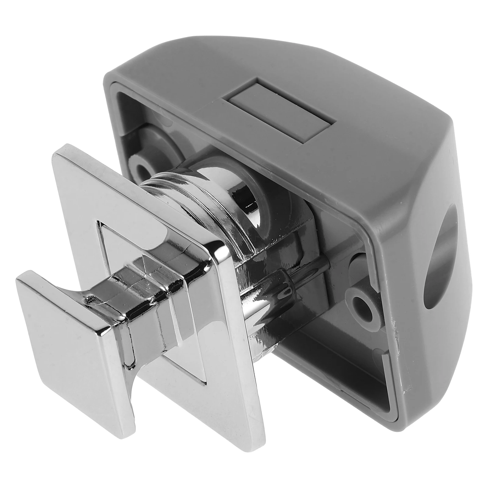 

Комплект кнопочного замка, серебряная фурнитура для дверей шкафа для яхты, сверхмощная недеформирующаяся многофункциональная защелка для ящика шкафа