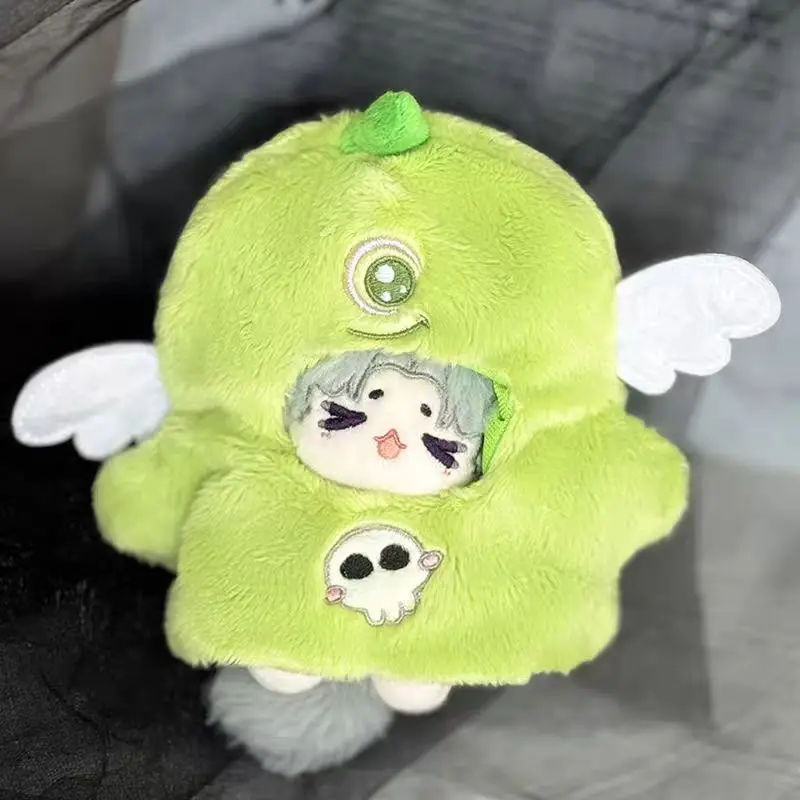 

Halloween Doll Clothes Set - 10CM Little Devil Ghost Angel Costume Hooded with Wing ,Pumpkin Hat, for OB11 Dolls Accessories