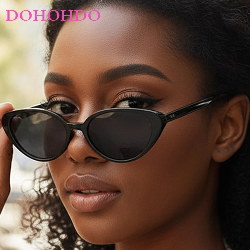 

Vintage Luxury Cat Eye Small Frame Sun Glasses Female Trendy Brand Designer Sunglass Men Summer Traveling Driving Shades UV400