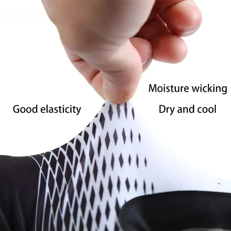 قفازات ركوب الدراجات الرياضية الخارجية للرجال والنساء، مضادة للانزلاق للحماية من الشمس، قابلة للتنفس، قفازات صيد نصف إصبع للدراجة