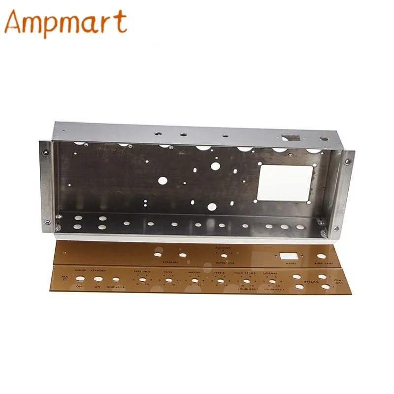 Ampmart 1PCS  JTM45 Aluminum Chassis With 2pc Acrylic Faceplate