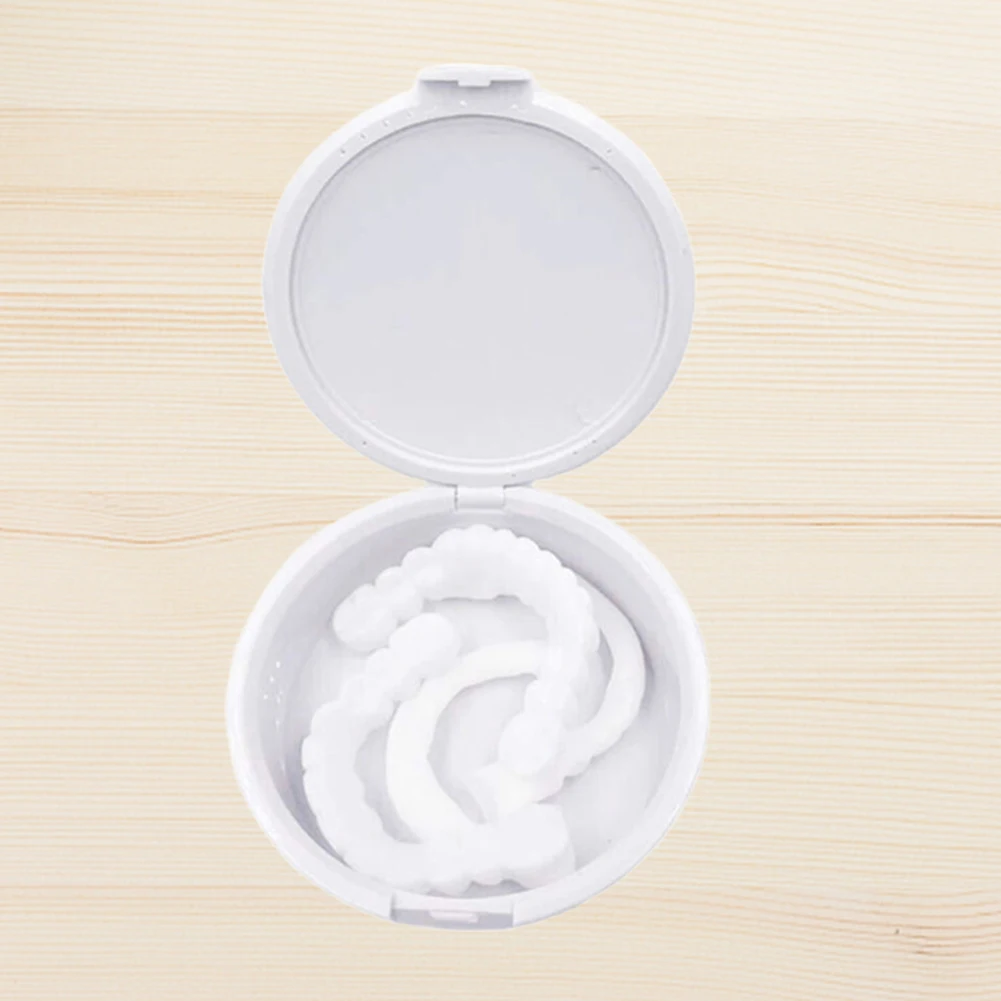 

2 пары временных зубных протезов для верхней и нижней челюстей, для мужчин и женщин, для восстановления уверенной улыбки и комфорта.