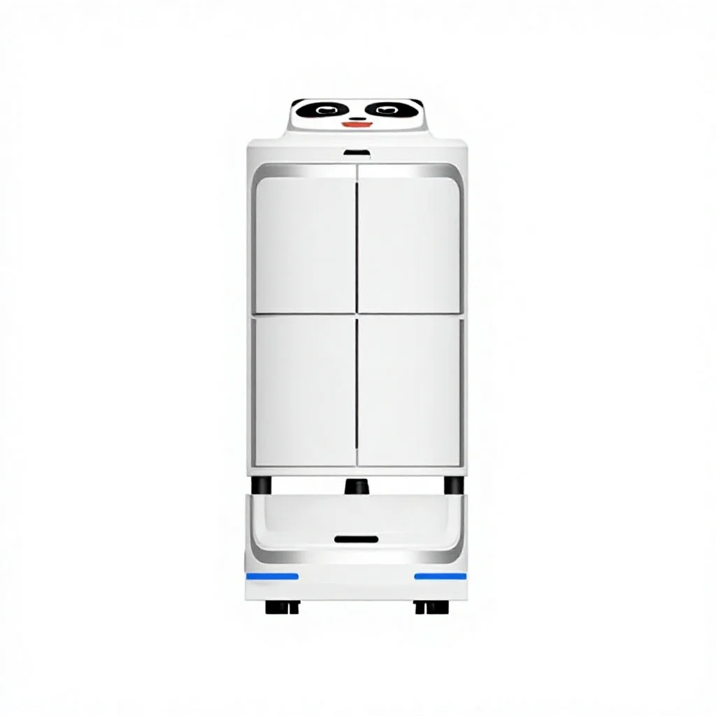 Scud Hotel Distribution Robot Welcome Reception Autonomous Ladder Intelligent Service Hall Explains Ordering Auto Delivery