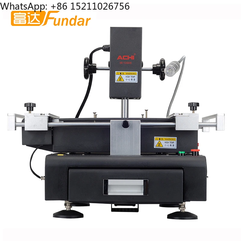 DIY BGA Rework Station ACHI IR12000 with MCGS Touch Screen and ELSTEIN RFS/80 400w Ceramic Soldering Machine
