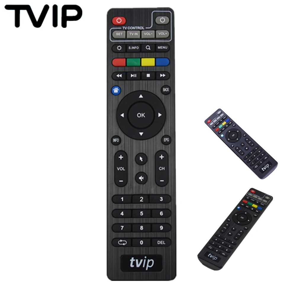TVIP المصنع الأصلي التحكم عن بعد بدون بلوتوث ل 410 412 501 525 530 605 610 صندوق التلفزيون 710 فك التشفير استقبال الأقمار الصناعية