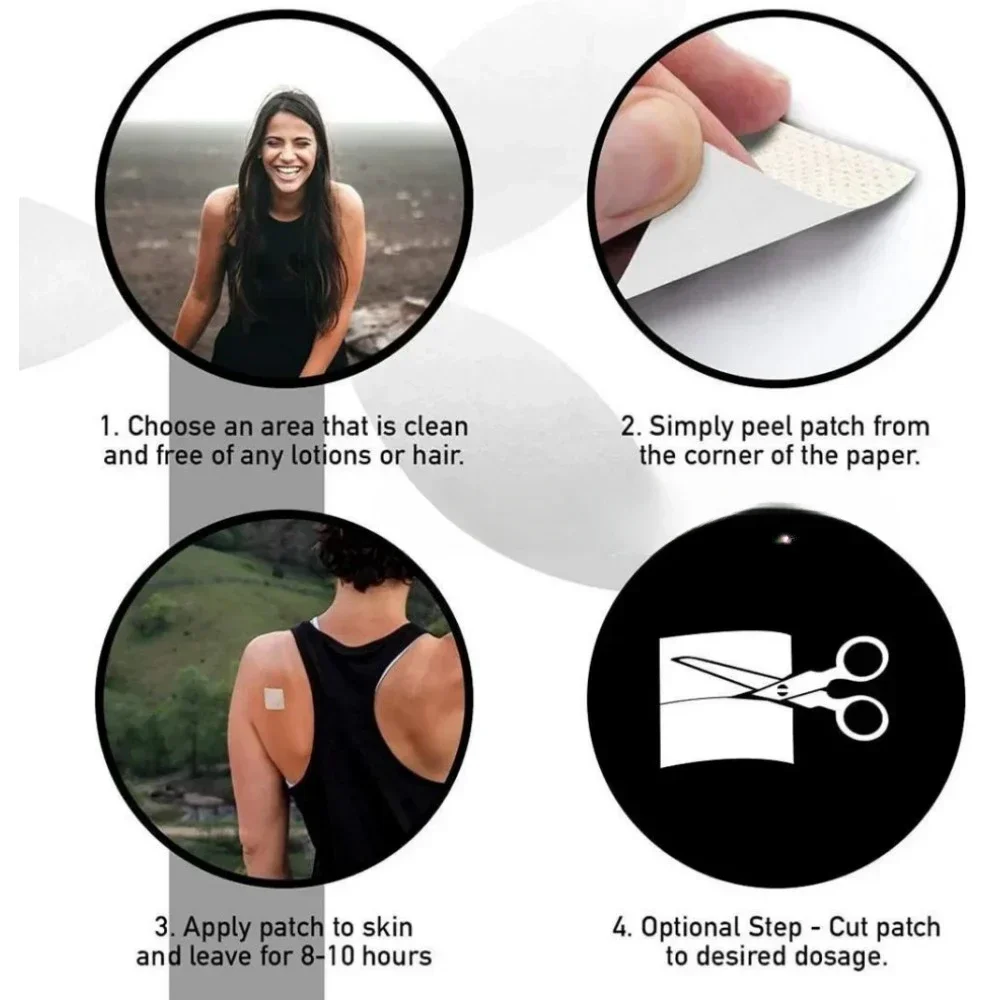 30 Patch Patch Transdermal Akar Maca dengan Ekstrak Akar Maca Peru Hitam + Merah + Kuning