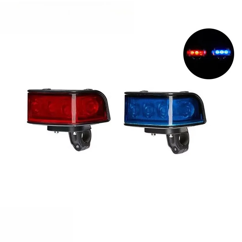 LED light motorcycle high power red and blue motorcycle safety light emergency motorcycle front warning light