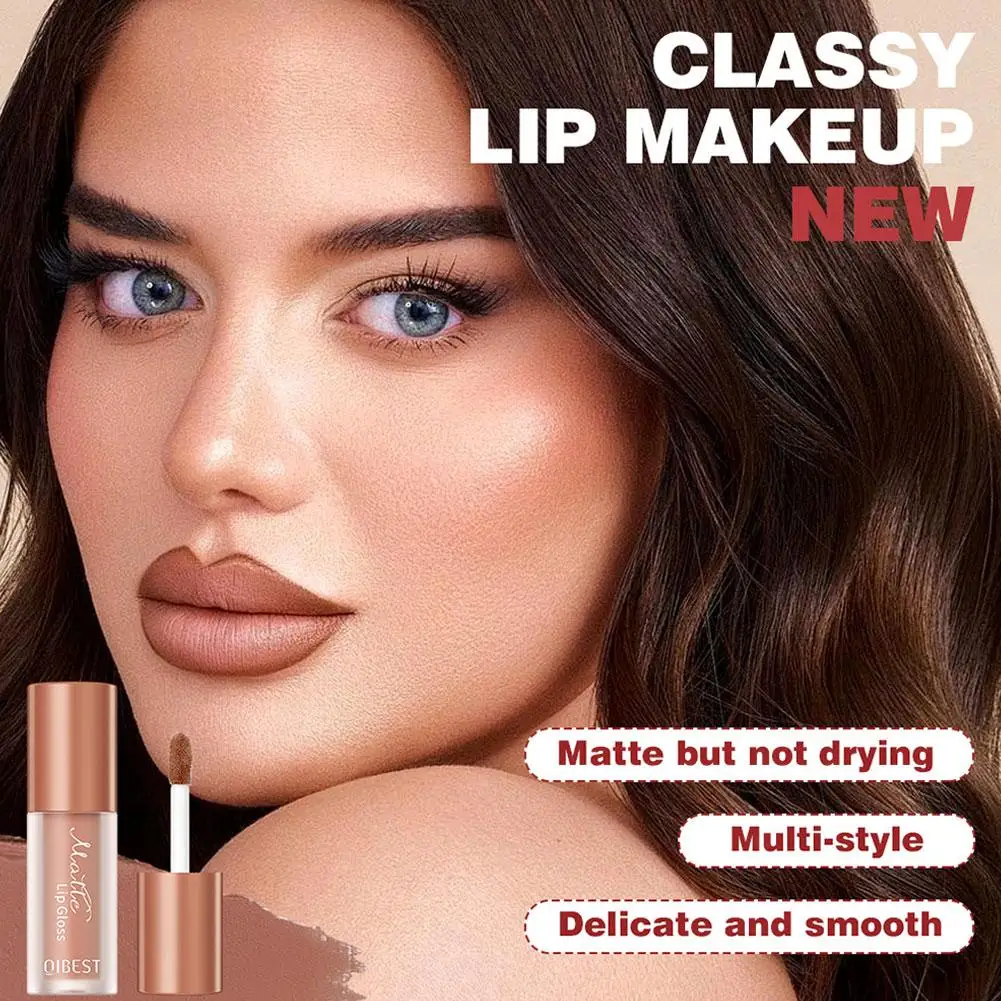 12 Colors Lip Gloss Waterproof Lasting Matte Liquid Cosmetics Glaze Lip new Woman Makeup Lips Non-stick Lipstick Y8D1