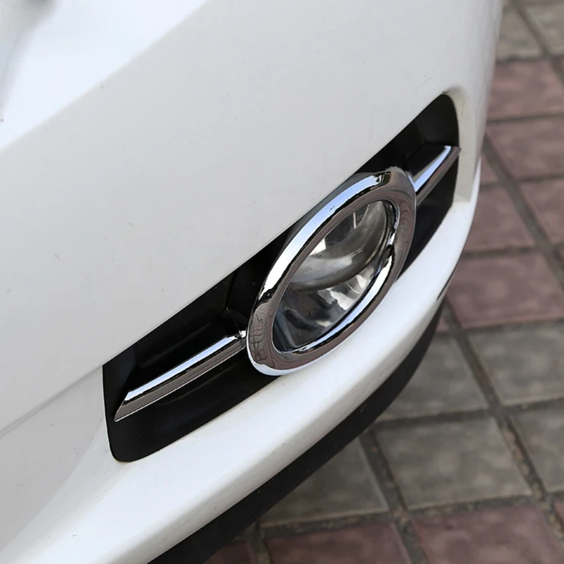 1 Pair Chrome Front Fog Lamp Light Cover Trim For Chevrolet Chevy Cruze 2009-201 H9EE