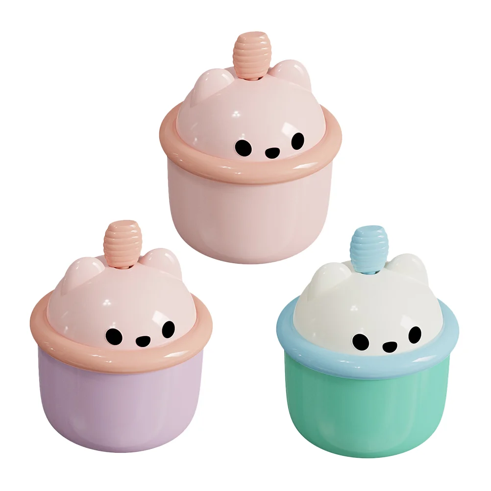 3 Pcs Facial Cleanser Foamer Body Lotion Face Cleaner Bubble Maker Washing Foams Cup Cartoon Pp