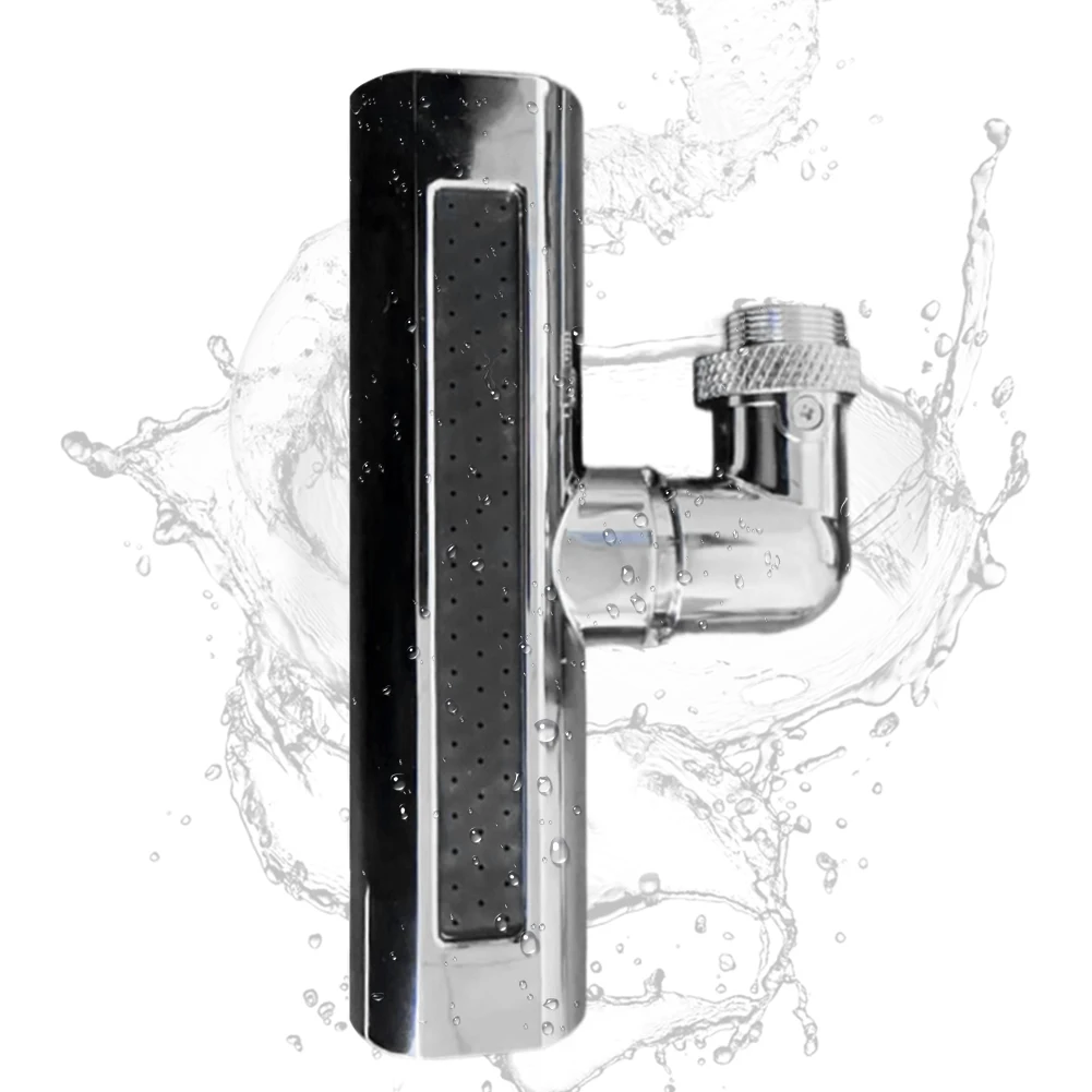 Torneira cascata de cozinha 360 °   Bico giratório para pia de cozinha, adaptador de pulverizador para torneira de pia à prova de respingos, 4 modos para pia de cozinha