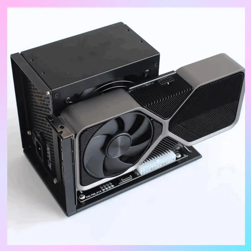 AB25-F9G Oculink Interface External Graphics Card Docking Station ATX Type Open Pcie4.0 64Gbps High-Speed Data Transfer