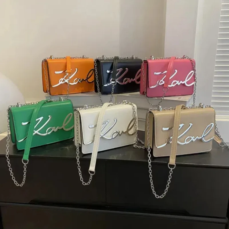 Fashion Zipper Women Shoulder Bag Leisure Square Tote Bag Chain Half Month Handbag Luxury Designer Female Letter Crossbody Bag