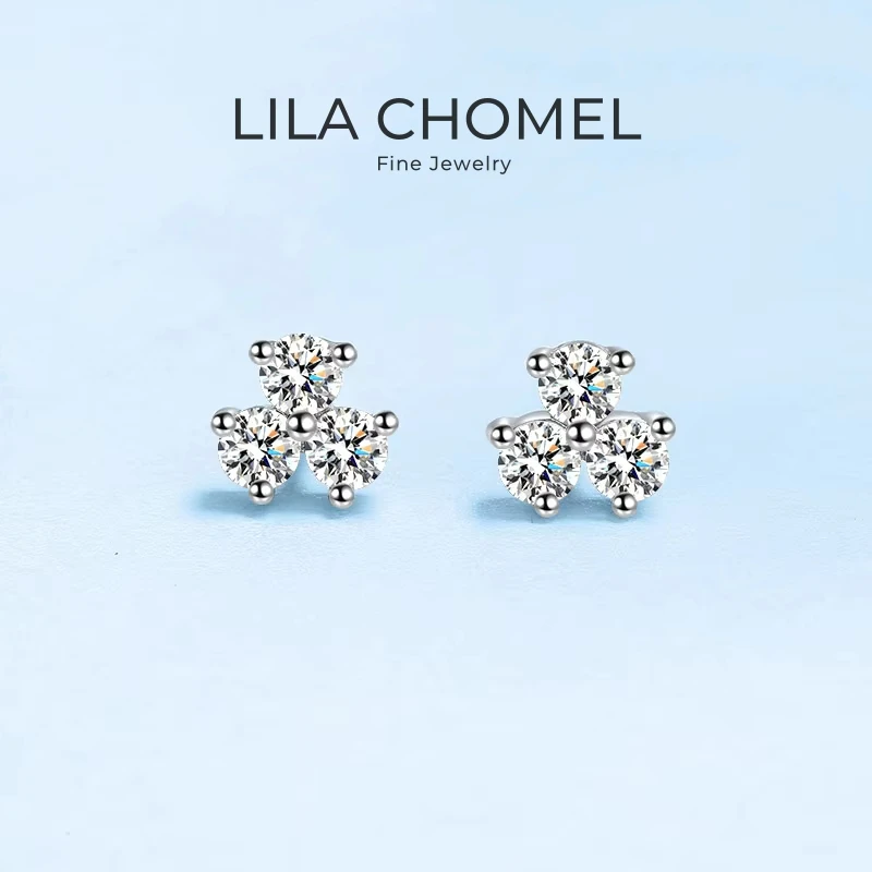 

Daughter Adult's Day PT950 Platinum Stud Earrings Girl Birthday Gift 0.6CT Moissanite Diamond Valentine's Day Women Anniversary
