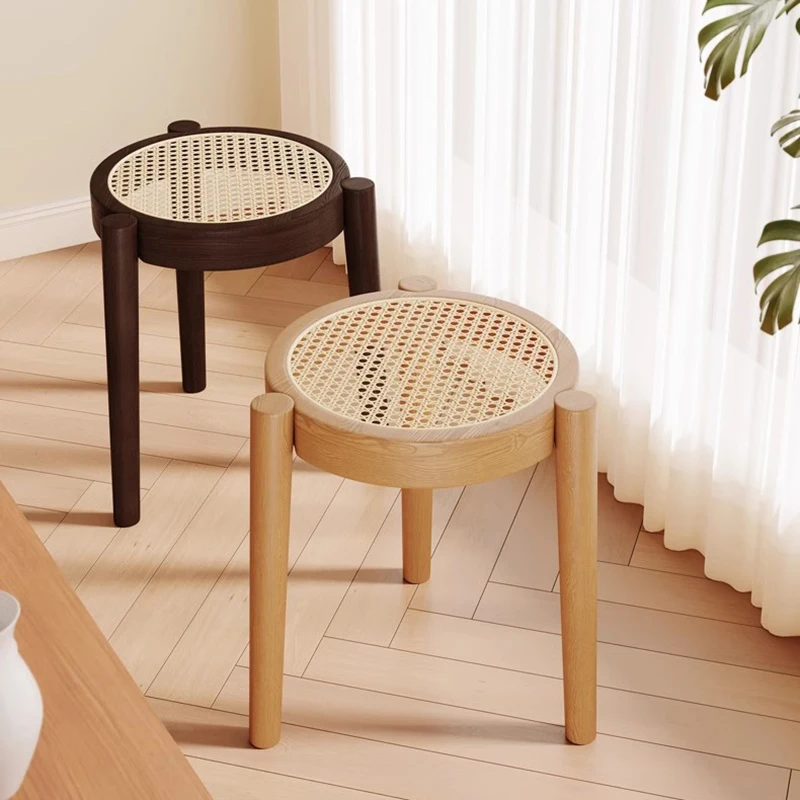 

Stool Nordic Chair Portable Stackable Chairs Industrial Wooden Furniture Restaurant Fabric Casa Arredo Sillas Cocina Comedores