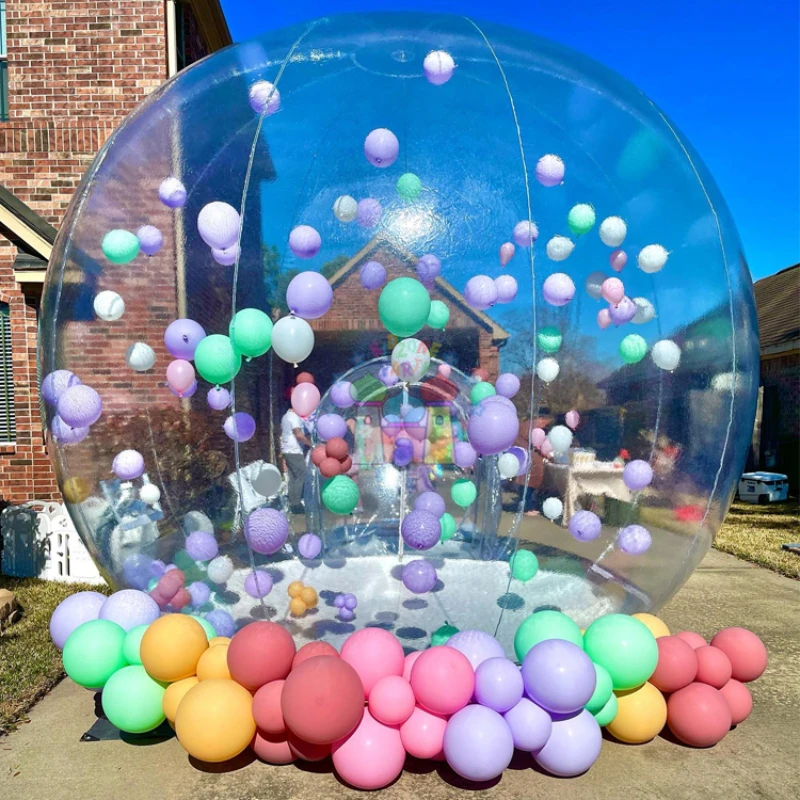 Wholesale outdoor party ideas clear house for kids pop up bubble tent inflatable balloon dome