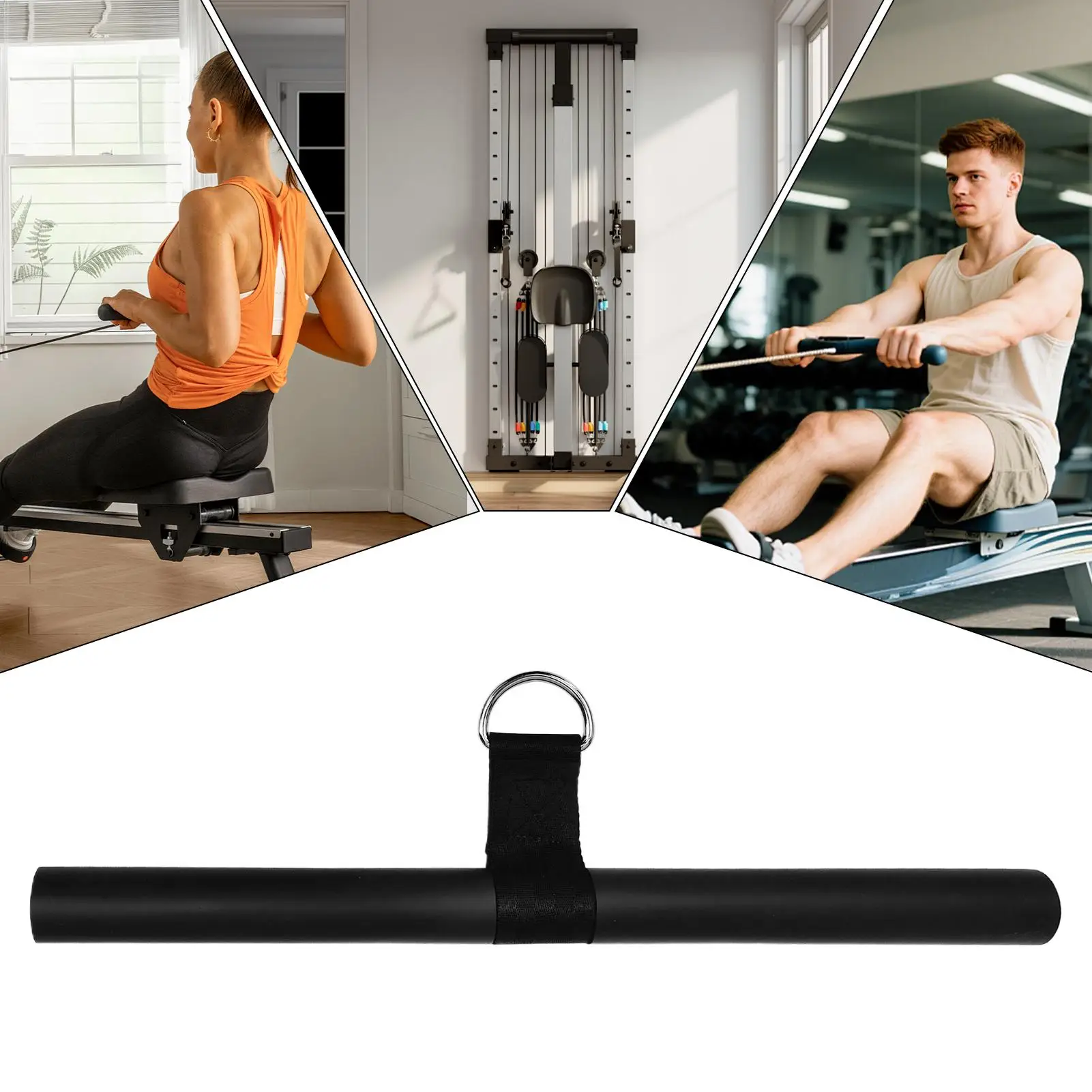 

Тросовый тренажер-бар для фитнеса, аксессуар для кабельного тренажера, штанга для жима лежа, для мужчин, бодибилдеров, спортсменов, тренировки мышц кора и спины