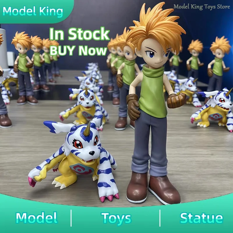 

In Stock 16cm Digimon Adventure Anime Figures Ishida Yamato Gabumon figures PVC Statue collection Model decoration Toys Gifts