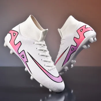 남녀공용 축구 부츠, 잔디 훈련 스포츠, 통기성 풋살, 실내 스포츠 전문 신발, 축구화 클리트, 최고 품질 