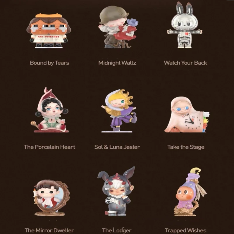 POP MART THE ATTIC OF ODDITIES Series Mystery Box Genuine Blind Box Guess Toys Bag Ornament Figurines Home Decor Desktop Doll