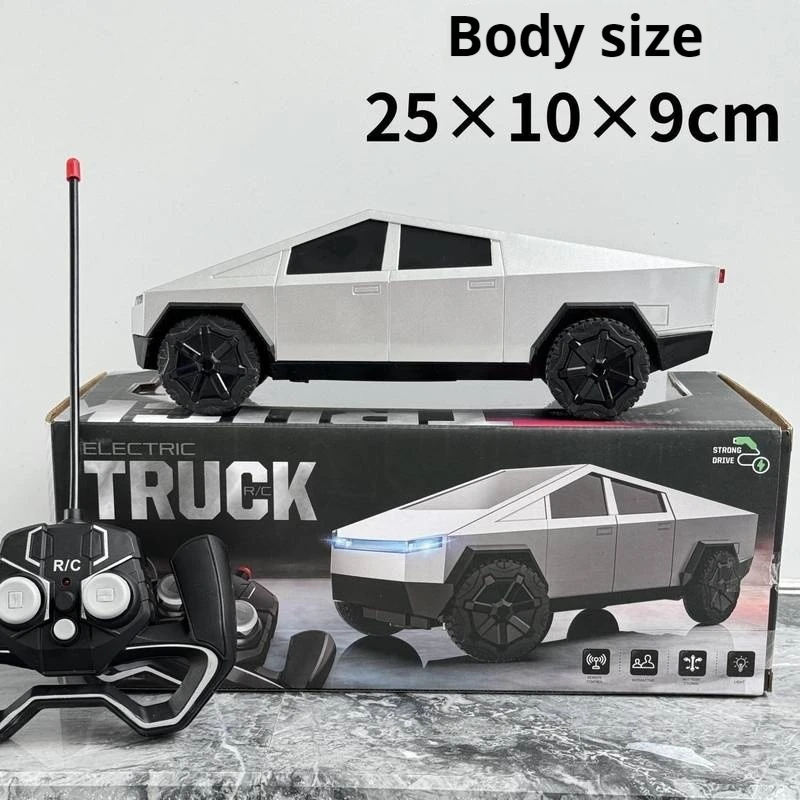 Juguete de camioneta de simulación Rc, camioneta Cyberpickup, coche de Control remoto de simulación para niños, vehículo todoterreno de carreras eléctrico, modelo de coche Toy Boy