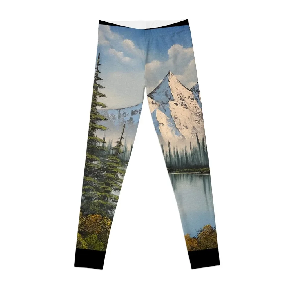 

Springtime Mountains Leggings gym clothing sport set Women's push up Womens Leggings