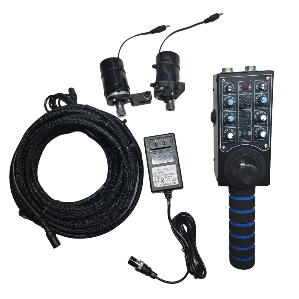 Camera Crane Jib Arm Two Axis Head Control System Accessories Motor Rocker Controller for Wedding Conference Feature Film