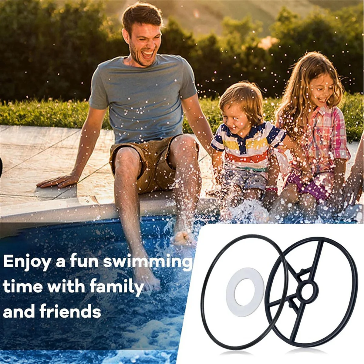 스파이더 개스킷 키트 수영장 모래 필터 밸브 도장 개스킷 부품, 헤이워드 Sp0714t Vari-Flo XL 밸브 및 SPX0714CA 리치용