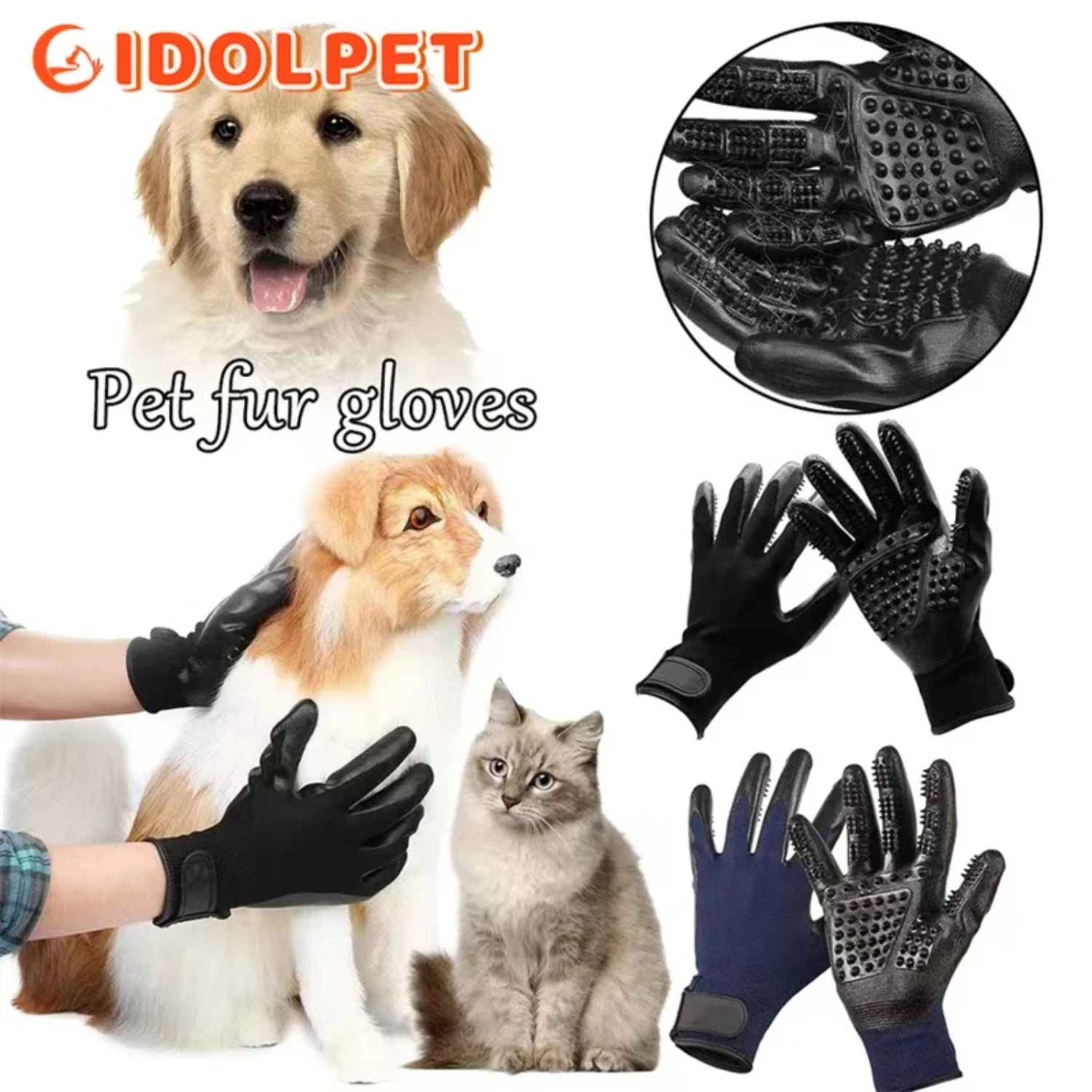 Top-notch luxurious grooming gloves for pampering your furry friend. Enjoy soothing and enjoyable grooming sessions while bondin