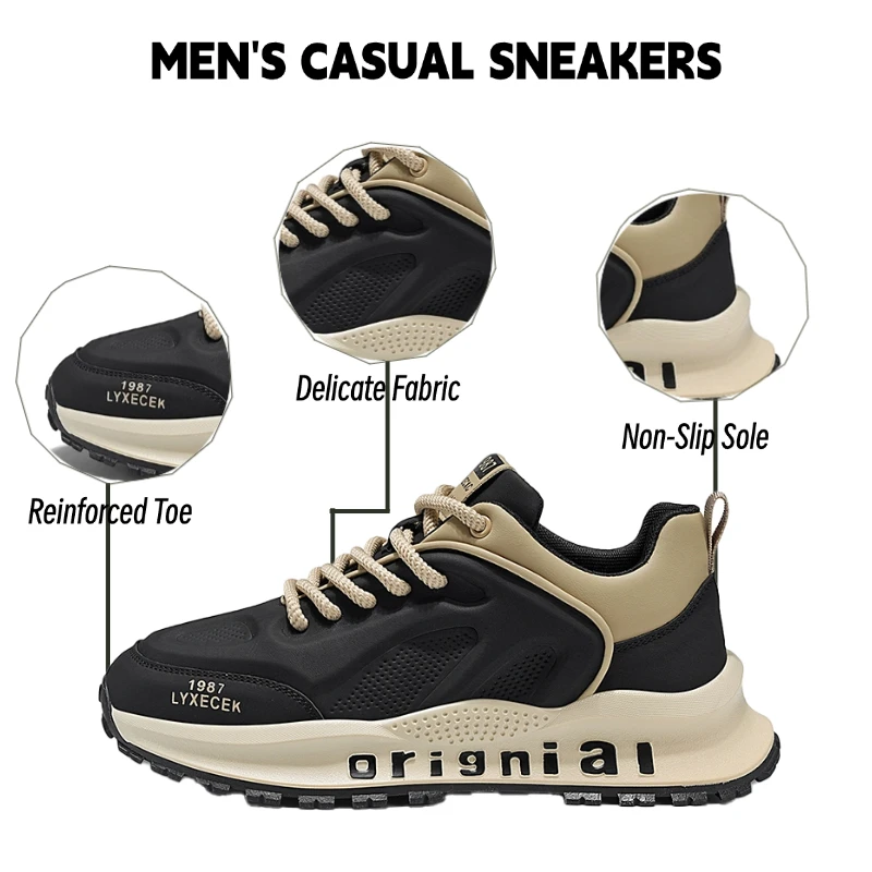 

Men's Running Shoes &Women's Anti-Slip Sports Sneakers,Unisex Safety Sportswear Athletic Trainers with Breathable Cushion Design