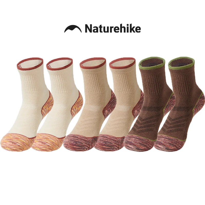 

Naturehike Socks Men's Women's Hiking Mountaineering Mid-Calf Socks Outdoor Running Trekking Backpacking Seamless Stockings