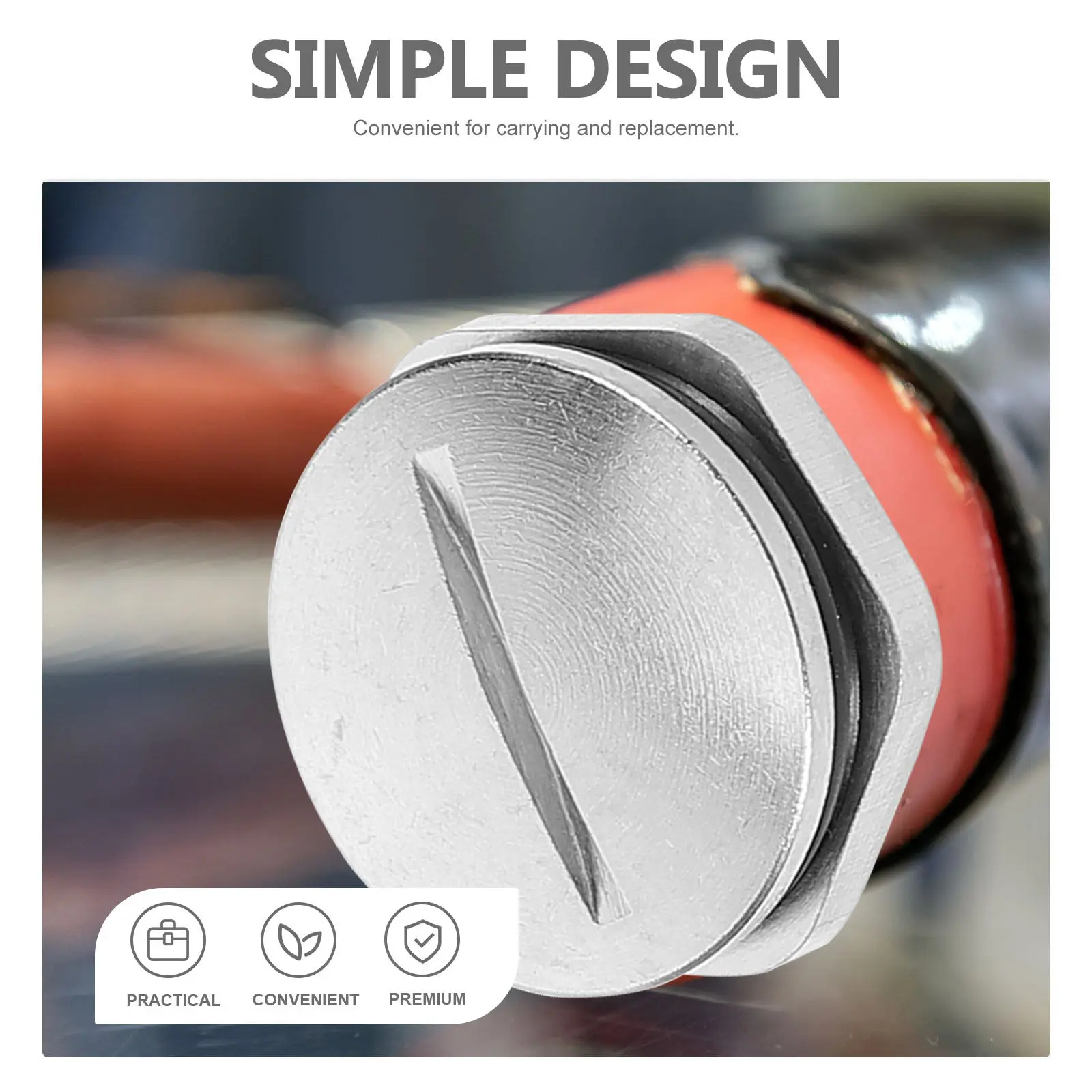 2Pcs Metal Round Hole Closure Plugs Waterproof Sealing Stoppers for Hoses Containers Tubes DIY Repair Leak Prevention
