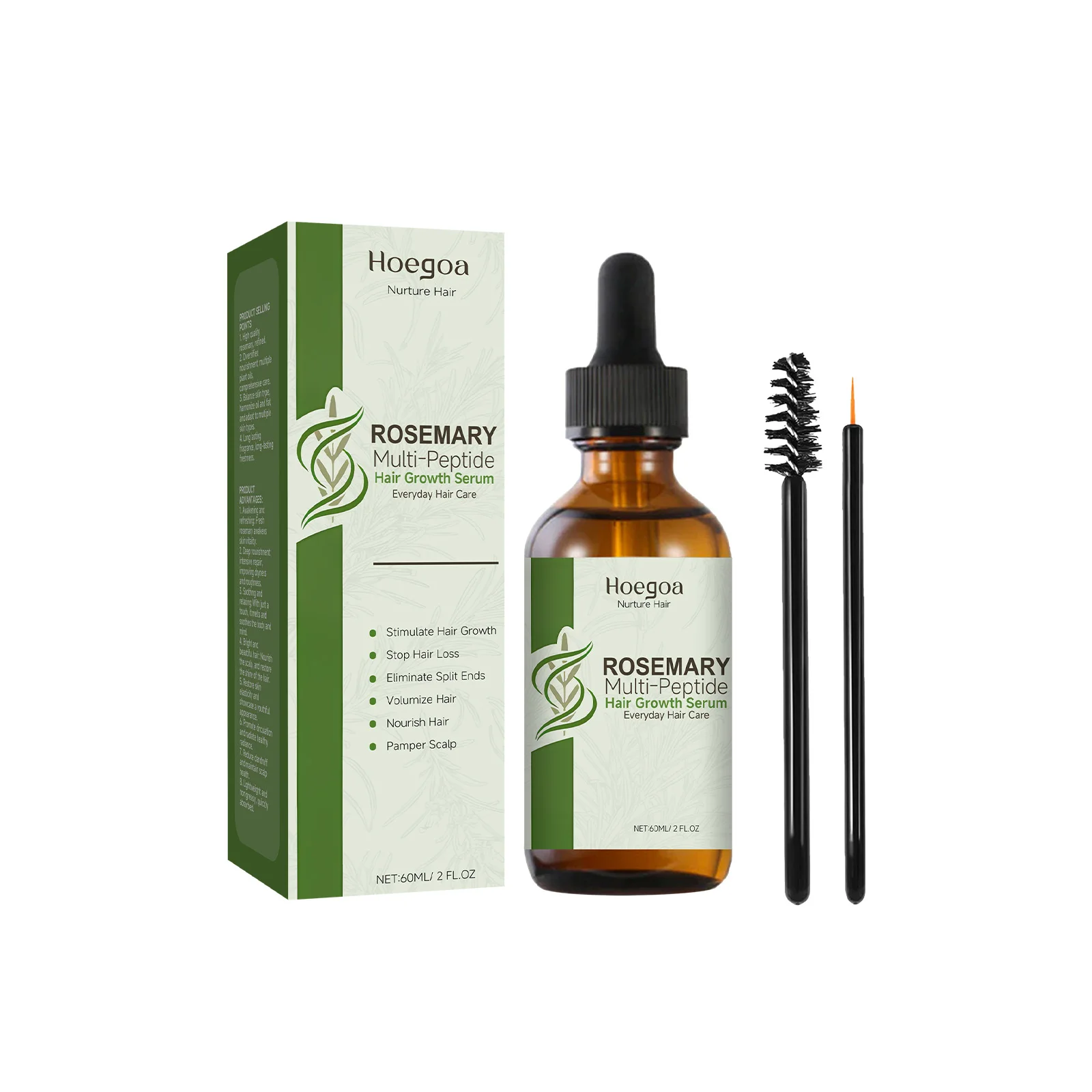 

Hoegoa Rosemary Polypeptide Сыворотка для ухода за волосами Питает кожу головы Увлажняет волосы и восстанавливает сухие волосы 1 шт.