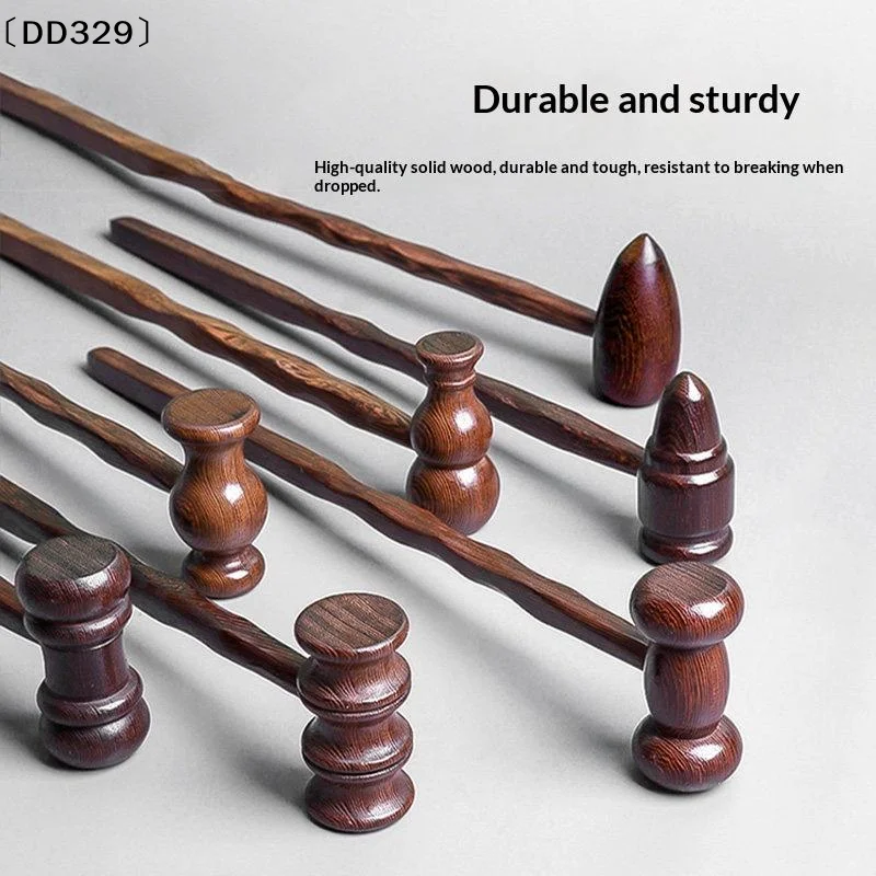 Wooden Massage Hammer Knock Back Meridian Hammer Back Neck Massage Hammer Chicken Wing Wood Massager Health Hammer 〔DD329〕