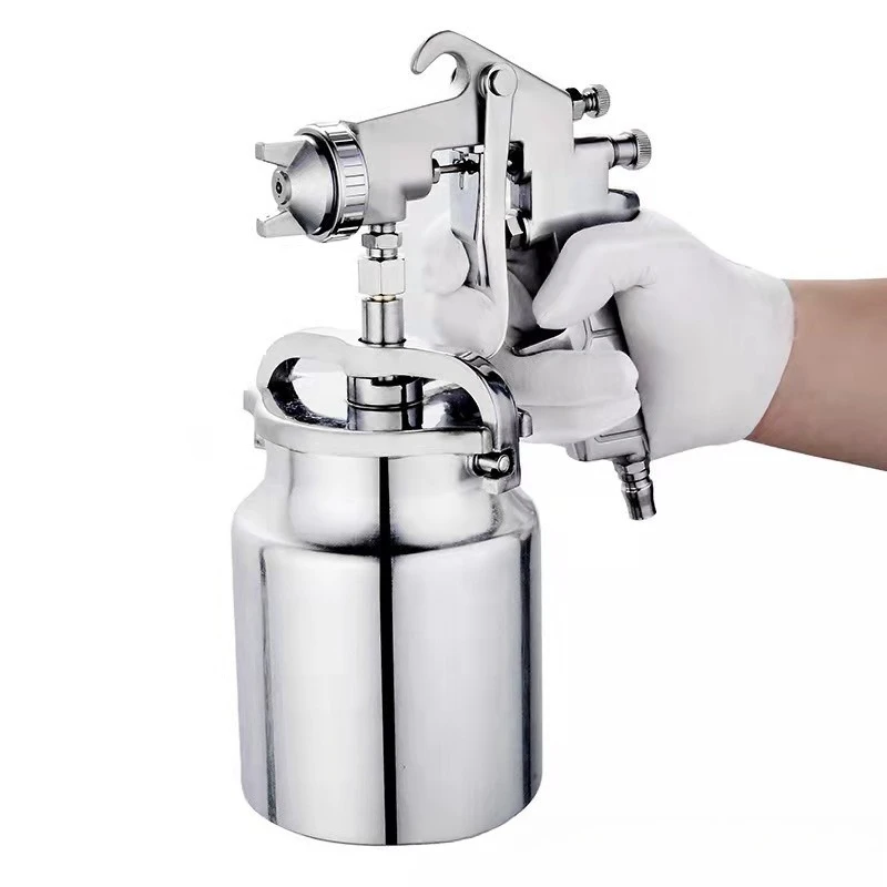 

Pneumatic Spray Tool for Latex Paint & High-Viscosity Coatings, Furniture Paint & Glue, High Atomization Air Spray Gun