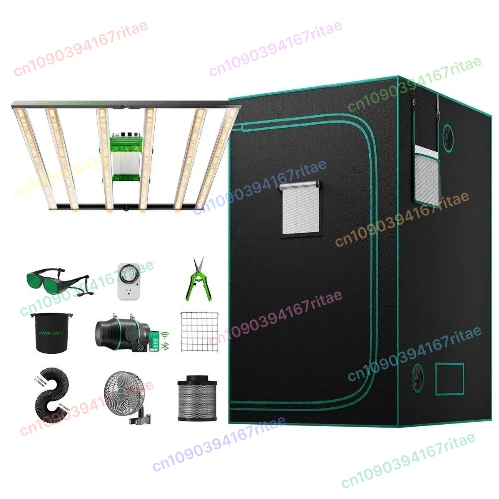 

Mars Hydro 480 Вт 4x4 фута 120x120 см FC4800 LM301H EVO Smart 6 дюймов IFresh встроенный вентилятор комплект для вентиляции большой рост Zelt полный комплект